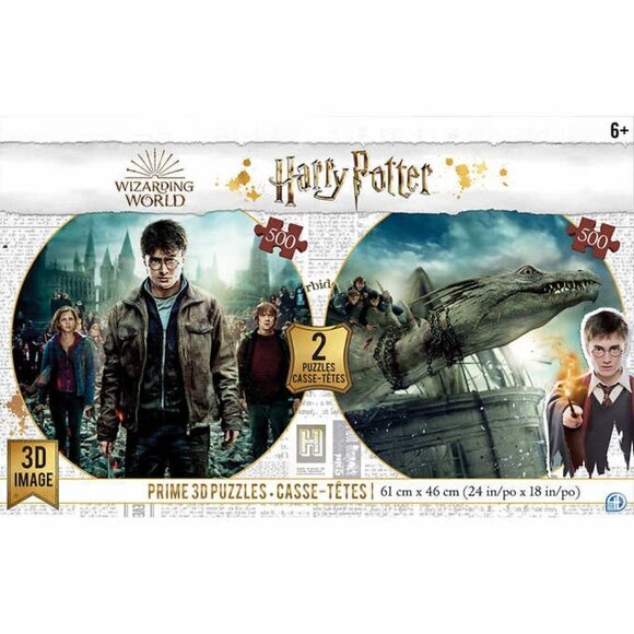 NEW Harry Potter Lenticular Puzzles | 2 Pack - Picture 1 of 4